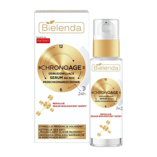 Bielenda Chrono Age 24H odbudowujące serum przeciwzmarszczkowe na noc 30 ml