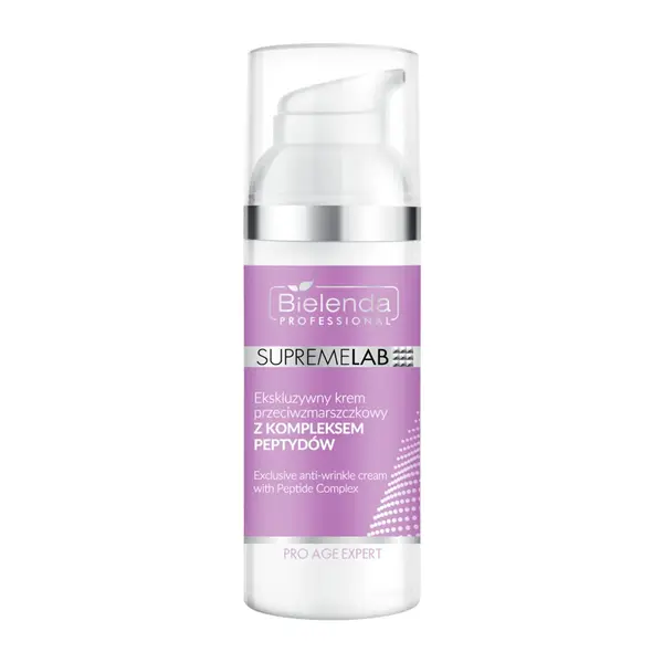 Bielenda Professional SupremeLAB Pro Age Expert ekskluzywny krem przeciwzmarszczkowy z kompleksem peptydów 50 ml
