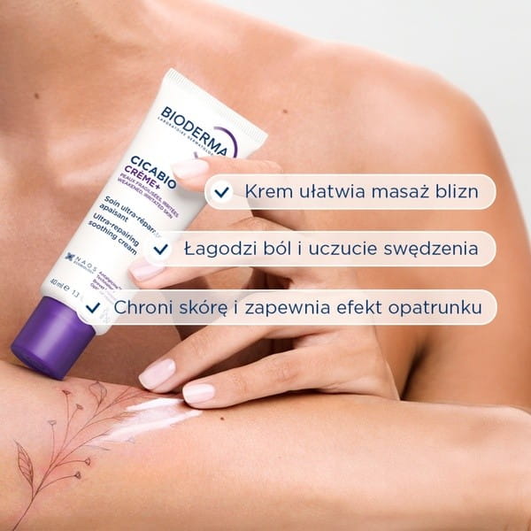 Bioderma Cicabio Creme+ krem naprawczo-kojący 40 ml