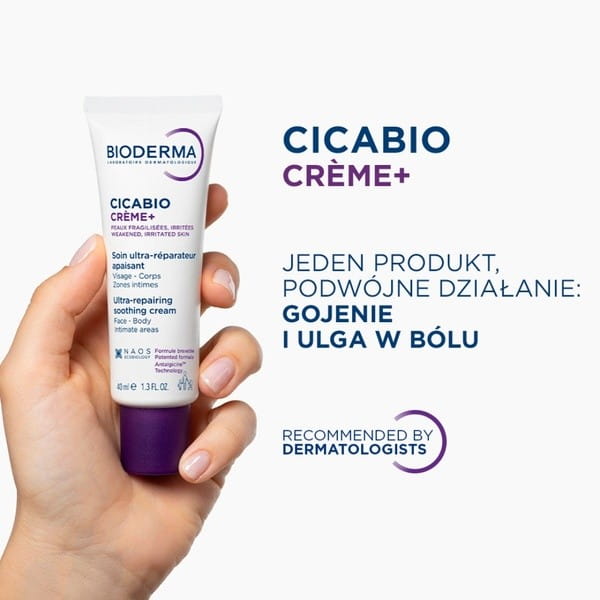 Bioderma Cicabio Creme+ krem naprawczo-kojący 40 ml