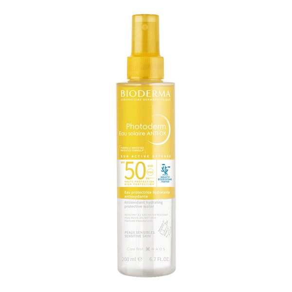 Bioderma Photoderm Eau Solaire Anti-Ox woda ochronna, SPF 50+ 200 ml