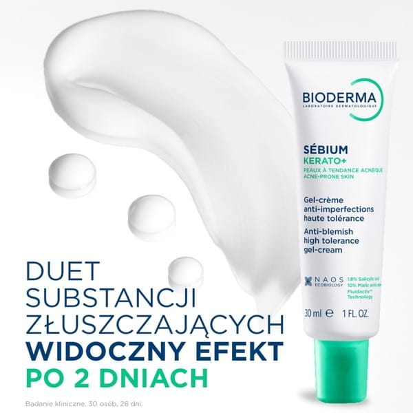 Bioderma Sebium Kerato+ żel-krem przeciwtrądzikowy 30 ml