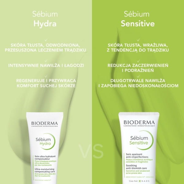 Bioderma Sebium Sensitive łagodzący krem wspomagający leczenie skóry trądzikowej 30 ml