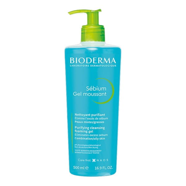 Bioderma Sebium Gel Moussant antybakteryjny żel do mycia twarzy 200 ml