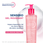 Bioderma Sensibio Gel Moussant łagodzący żel micelarny do oczyszczania twarzy o działaniu nawilżającym 200 ml