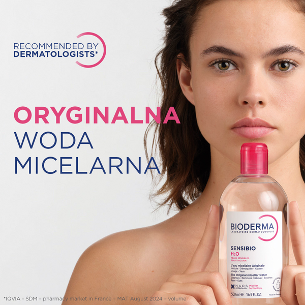 Bioderma Sensibio H2O woda micelarna do skóry wrażliwej 500 ml