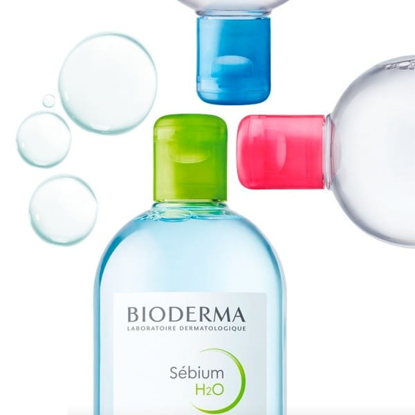 Bioderma Sebium H20 woda micelarna do oczyszczania twarzy i zmywania makijażu cera trądzikowa 500 ml x 2 szt.