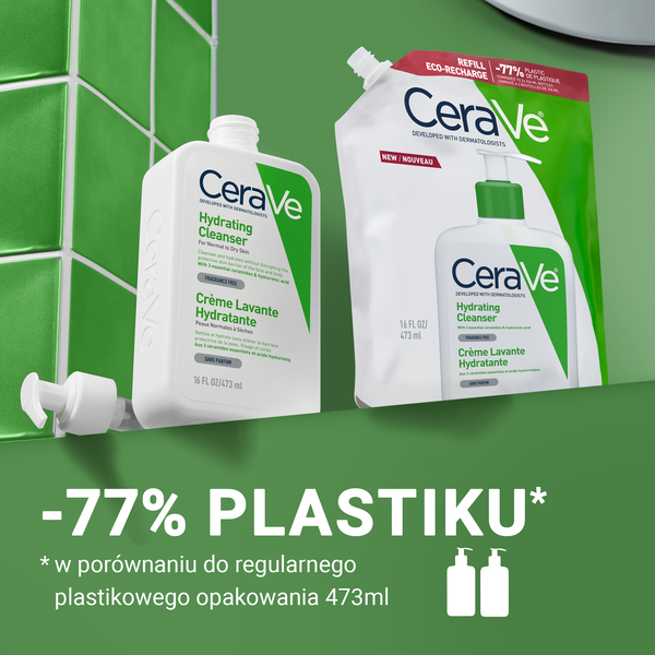 CeraVe nawilżająca emulsja dla skóry normalnej i suchej refill 473 ml
