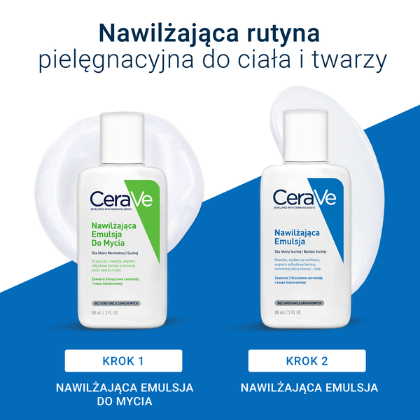 CeraVe nawilżająca emulsja do ciała dla skóry suchej i bardzo suchej 88 ml
