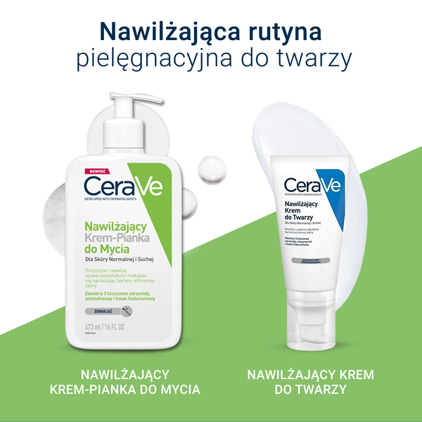 CeraVe nawilżający krem-pianka do mycia 473 ml