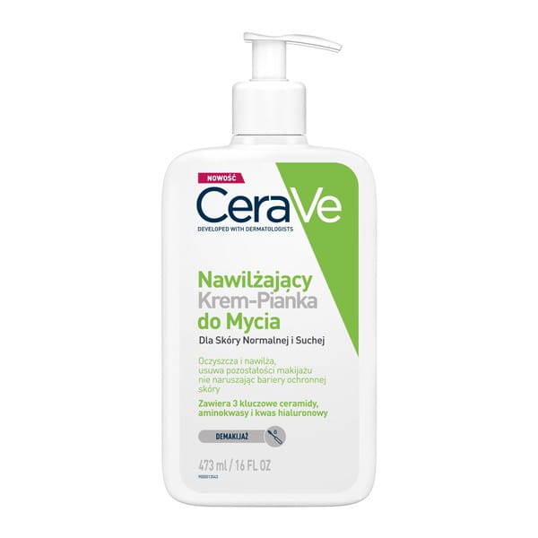 CeraVe nawilżający krem-pianka do mycia 473 ml