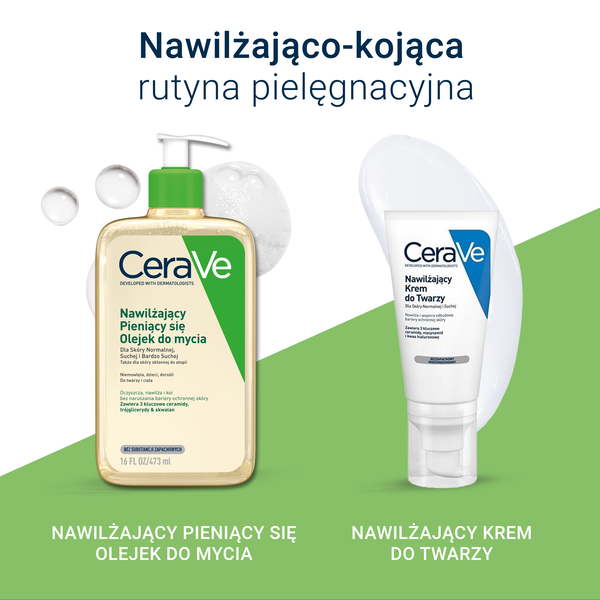 CeraVe nawilżający pieniący się olejek do mycia 473 ml