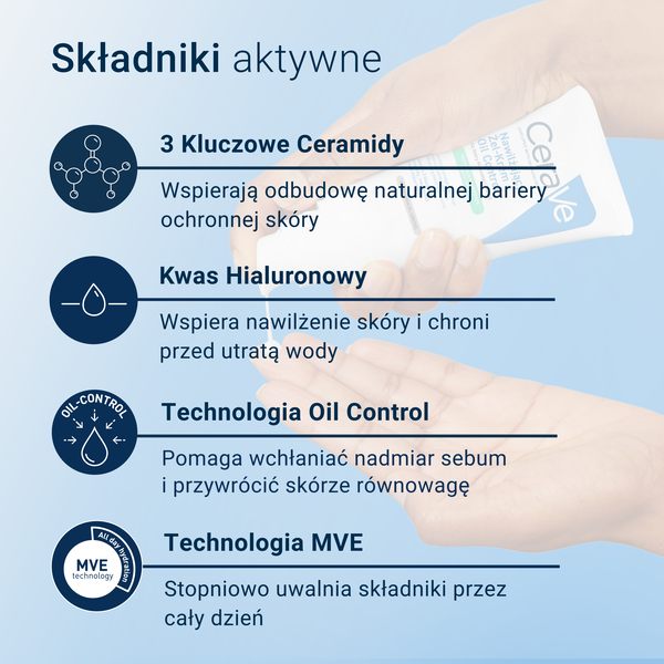 CeraVe Oil Control nawilżający żel-krem 52 ml
