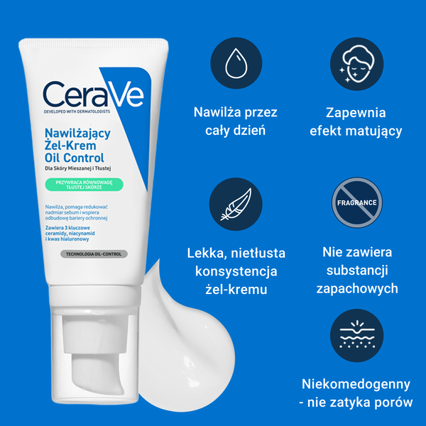CeraVe Oil Control nawilżający żel-krem 52 ml