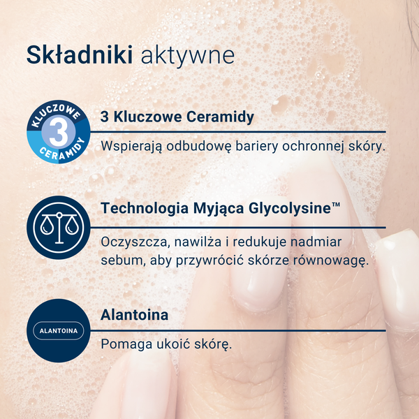 CeraVe pianka myjąca przywracająca równowagę dla skóry normalnej i mieszanej 148 ml