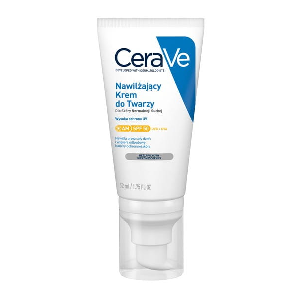 CeraVe nawilżający krem do twarzy SPF 50 52 ml