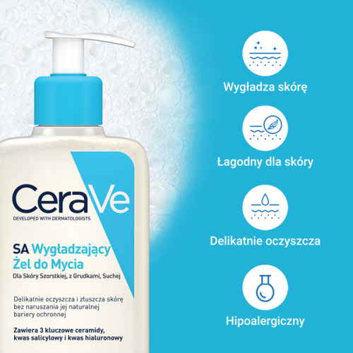 CeraVe SA wygładzający żel do mycia 236 ml