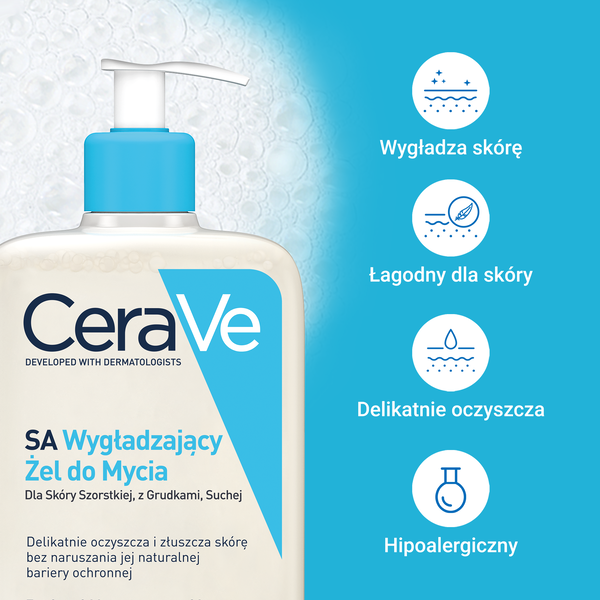 CeraVe SA wygładzający żel do mycia 473 ml