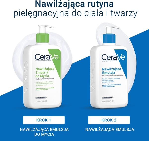 CeraVe nawilżająca emulsja dla skóry suchej i bardzo suchej 473 ml