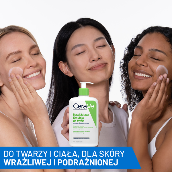 CeraVe nawilżająca emulsja do mycia dla skóry normalnej i suchej 473 ml