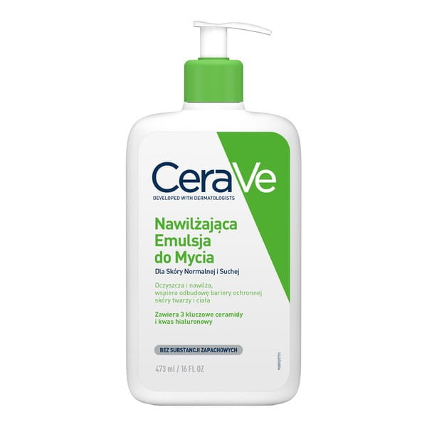 CeraVe nawilżająca emulsja do mycia dla skóry normalnej i suchej 473 ml