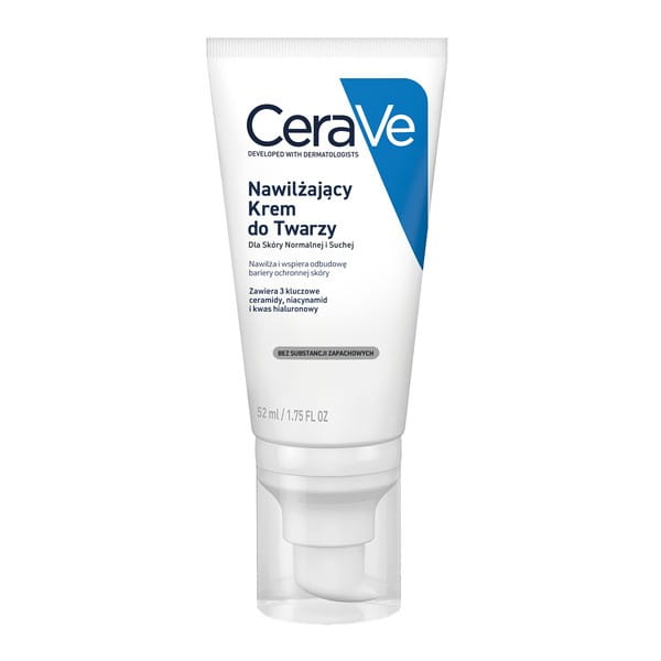 CeraVe nawilżający krem do twarzy z ceramidami 52 ml
