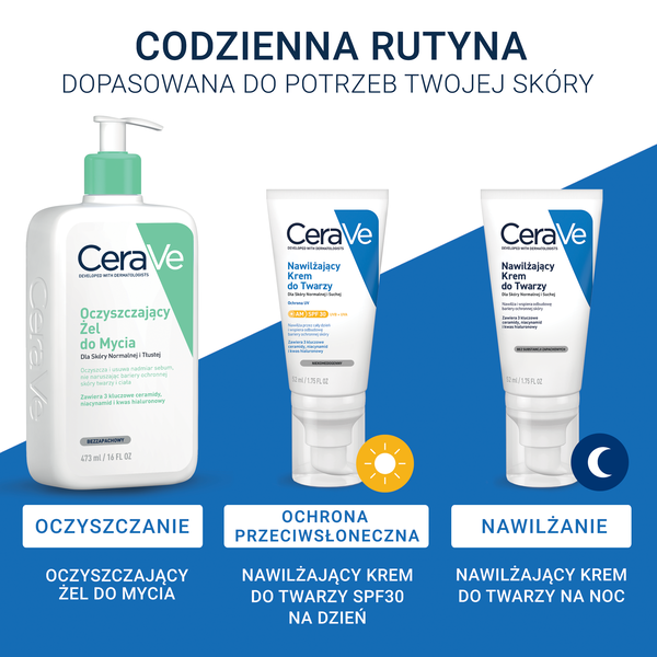 CeraVe nawilżający krem do twarzy SPF 30 52 ml