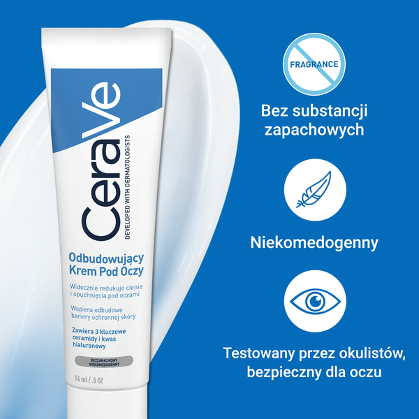 CeraVe odbudowujący krem pod oczy dla skóry normalnej i suchej 14 ml
