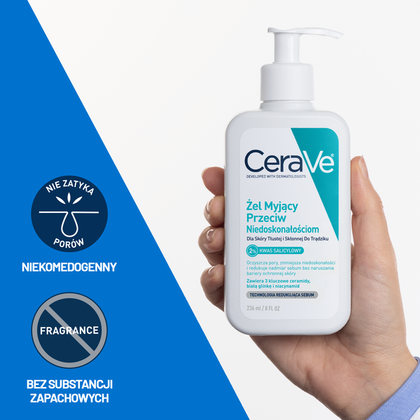 CeraVe żel myjący przeciw niedoskonałościom 236 ml