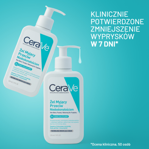 CeraVe żel myjący przeciw niedoskonałościom 236 ml