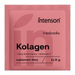 Intenson Kolagen + kwas hialuronowy + witamina C proszek smak truskawkowy 11,5 g