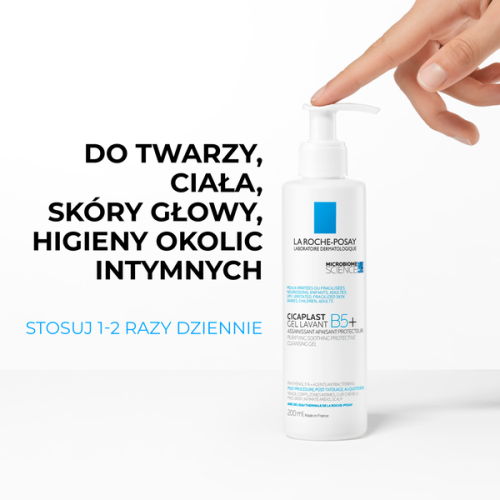 La Roche-Posay Cicaplast Gel Lavant B5+ żel myjący do delikatnej i podrażnionej skóry 200 ml