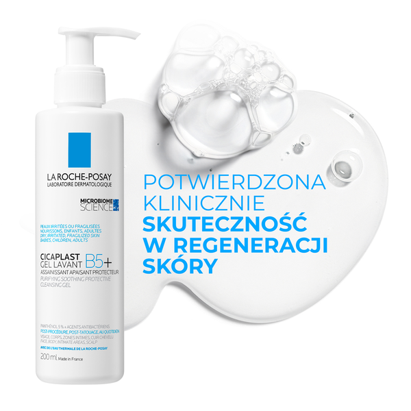 La Roche-Posay Cicaplast Gel Lavant B5+ żel myjący do delikatnej i podrażnionej skóry 200 ml
