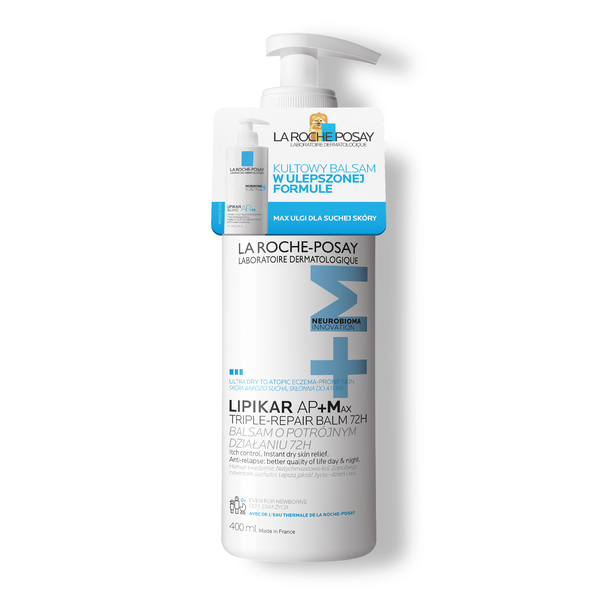 La Roche-Posay Lipikar Baume AP+Max balsam o potrójnym działaniu 400 ml