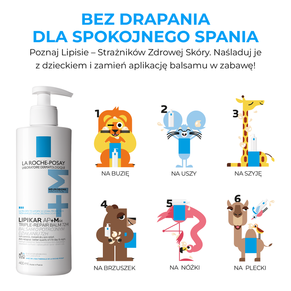 La Roche-Posay Lipikar Baume AP+Max balsam o potrójnym działaniu 400 ml