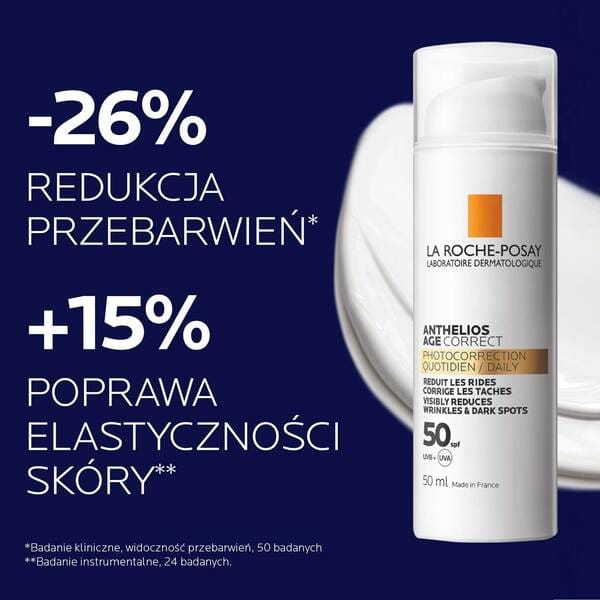 La Roche-Posay Anthelios Age Correct codzienna fotoprotekcja przeciwstarzeniowa SPF 50 50 ml