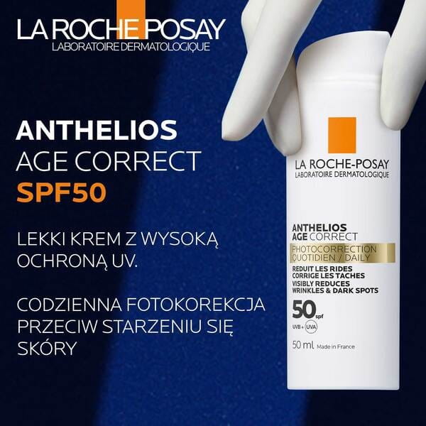 La Roche-Posay Anthelios Age Correct codzienna fotoprotekcja przeciwstarzeniowa SPF 50 50 ml