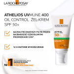 La Roche-Posay Anthelios UVMUNE 400 Oil-Control żel-krem SPF 50+ 50 ml