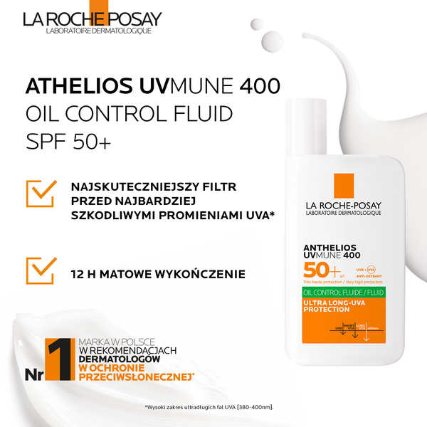 La Roche-Posay Anthelios UVMUNE 400 Oil Control fluid SPF 50+ 50 ml