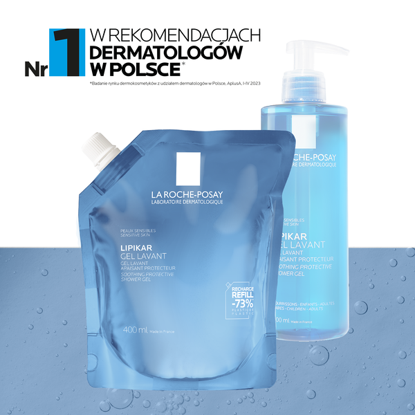 La Roche-Posay Lipikar Gel Lavant żel myjąco-kojący refill 400 ml