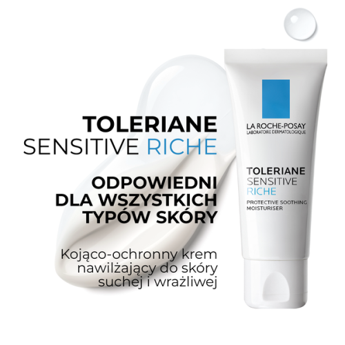 La Roche-Posay Toleriane Sensitive Riche kojąco-ochronny krem nawilżający 40 ml