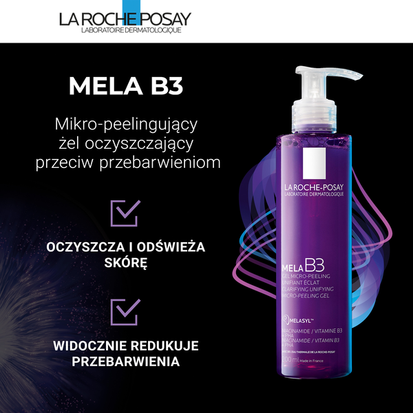 La Roche-Posay Mela B3 mikro-peelingujący żel oczyszczający przeciw przebarwieniom 200 ml