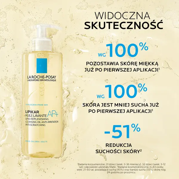 La Roche-Posay Lipikar Oil AP+ olejek myjący uzupełniający poziom lipidów 400 ml