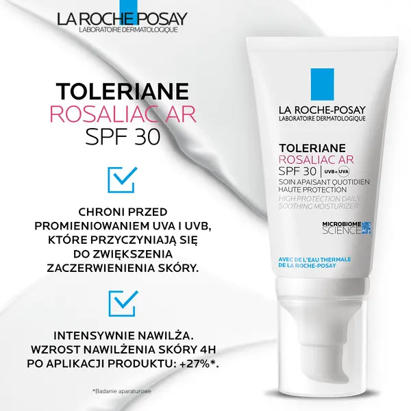 La Roche-Posay Toleriane Rosaliac AR SPF 30 krem nawilżający przeciw zaczerwienieniom 50 ml