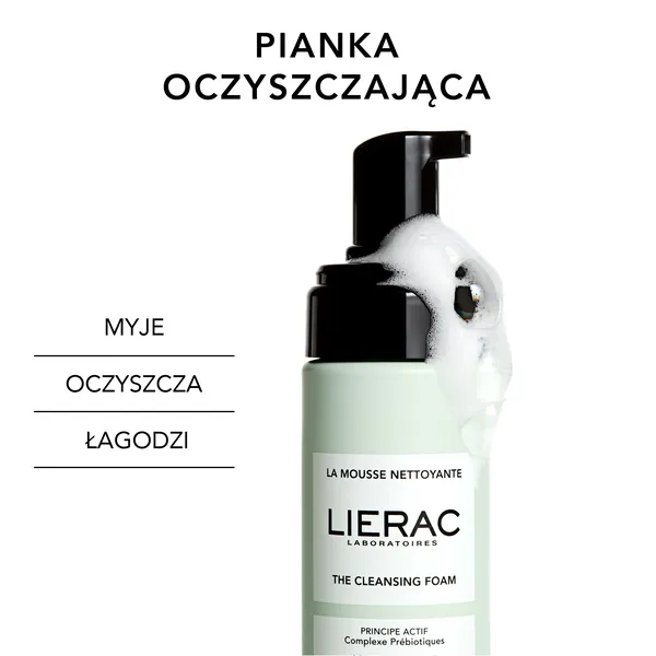 Lierac pianka oczyszczająca do twarzy 150 ml