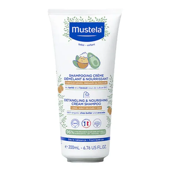 Mustela Bebe-Enfant odżywczy szampon ułatwiający rozczesywanie 200 ml
