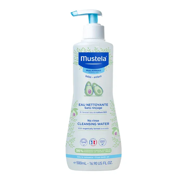 Mustela Bebe-Enfant woda oczyszczająca bez spłukiwania z organicznym awokado 500 ml