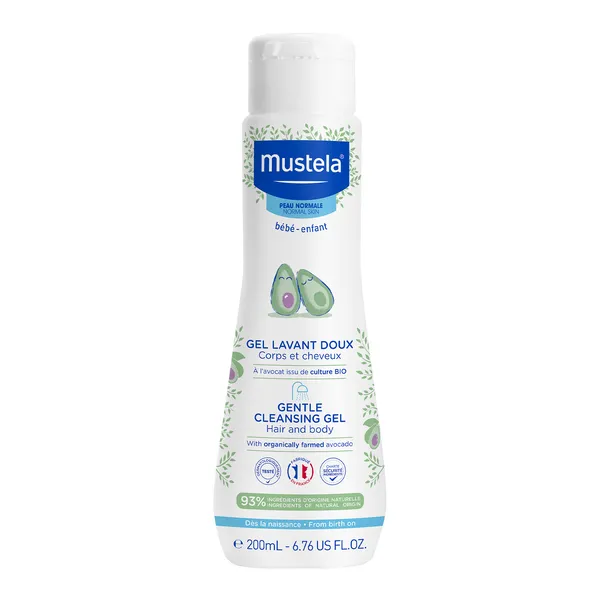 Mustela Bebe-Enfant delikatny żel do mycia z organicznym awokado 200 ml