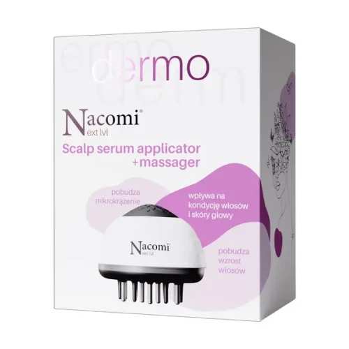 Nacomi aplikator serum do skóry głowy + masażer 1 szt.