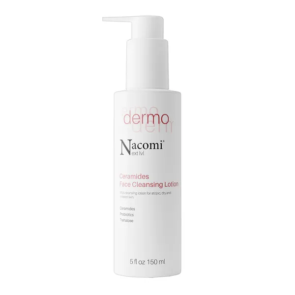 Nacomi Next LVL Dermo łagodna emulsja do mycia twarzy 150 ml